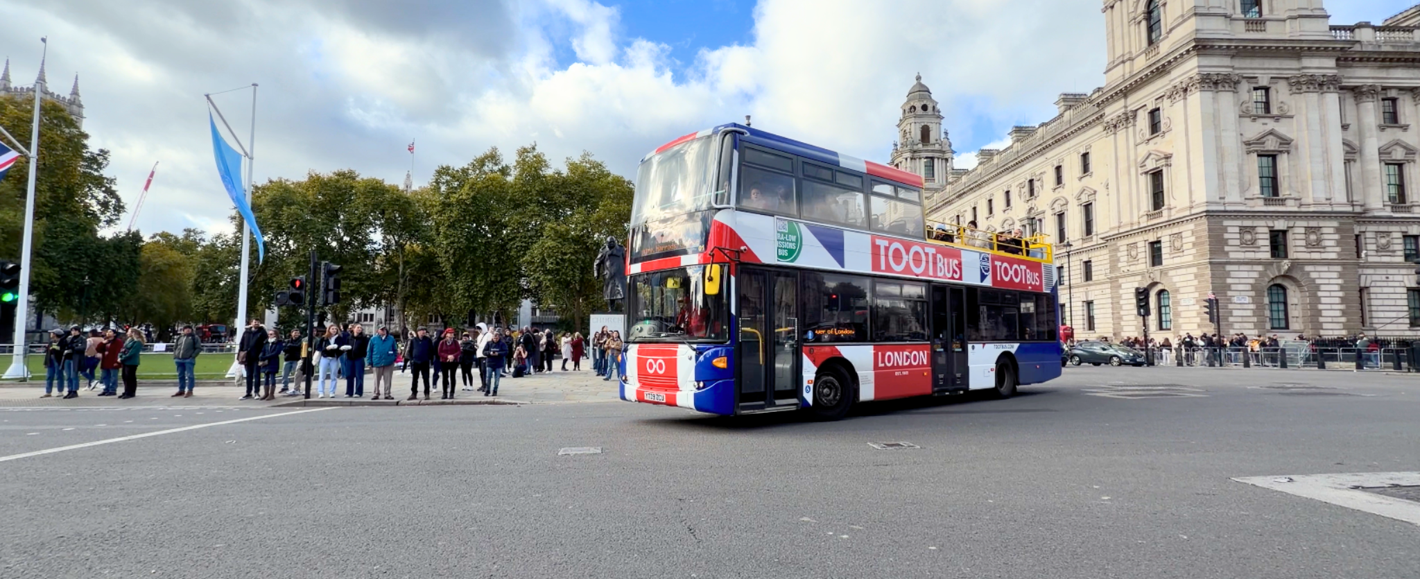 Bus turístico en Londres.