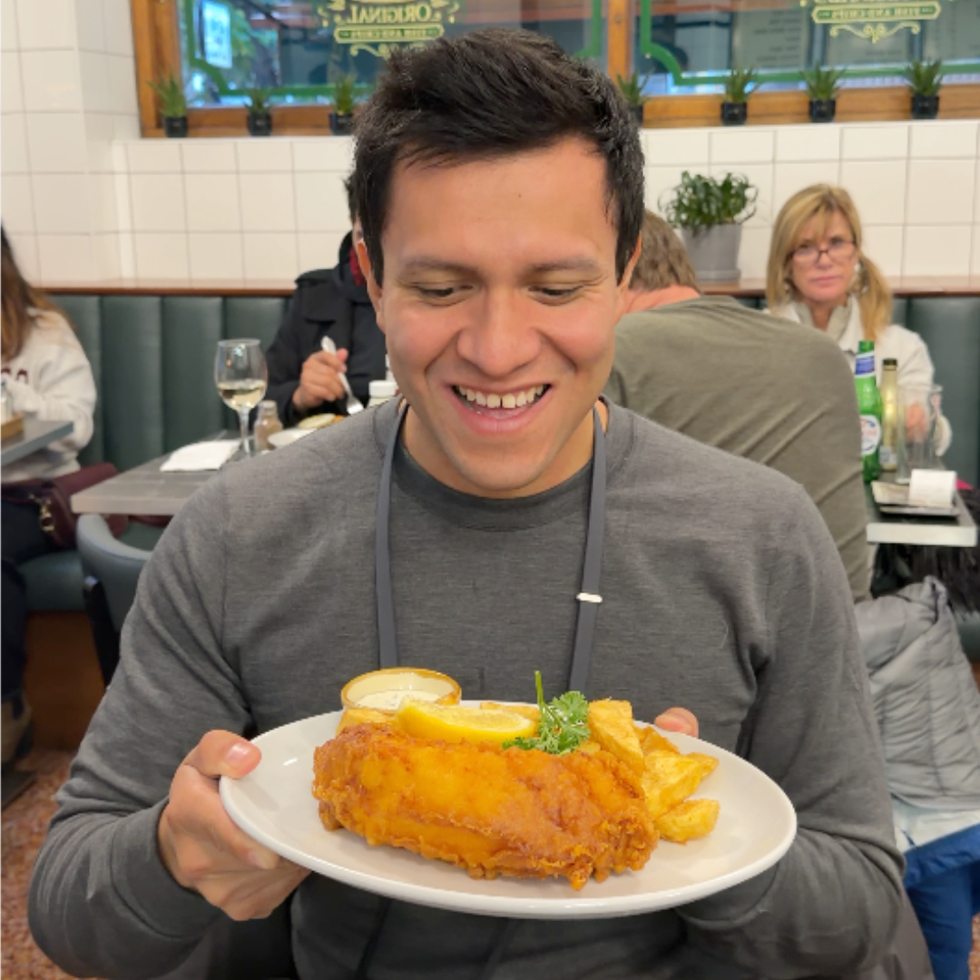 Comer en Ámsterdam.