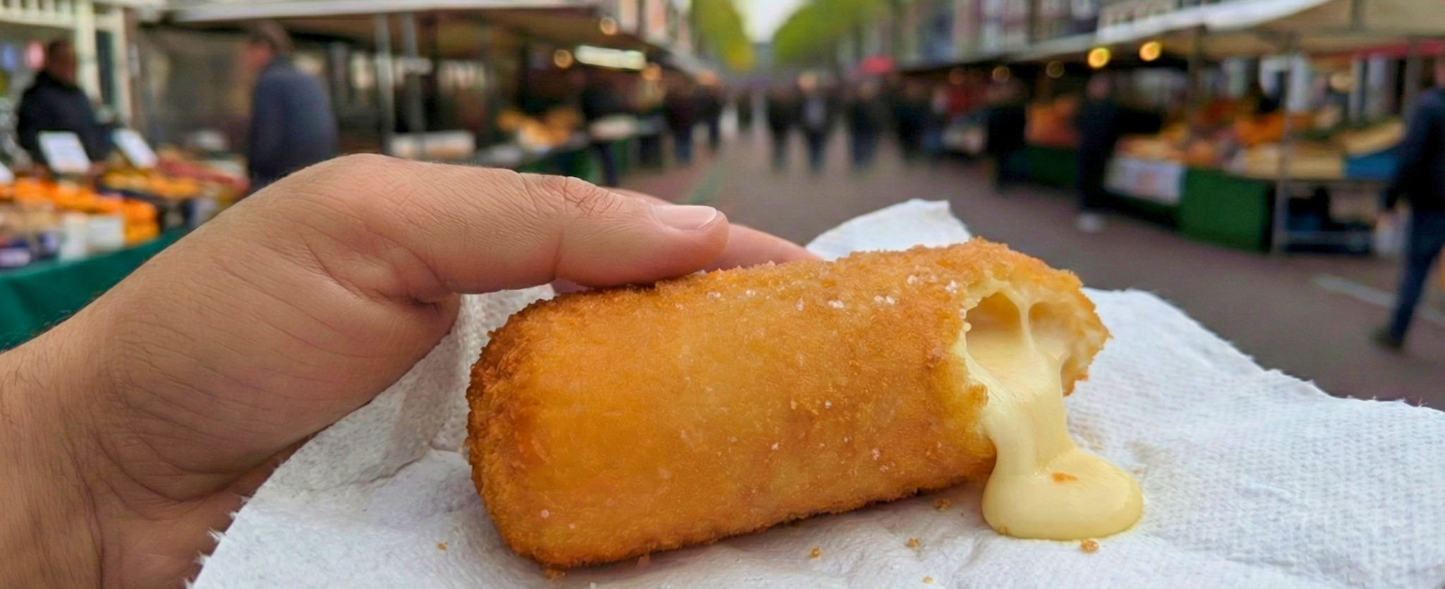 Comida típica de Ámsterdam.