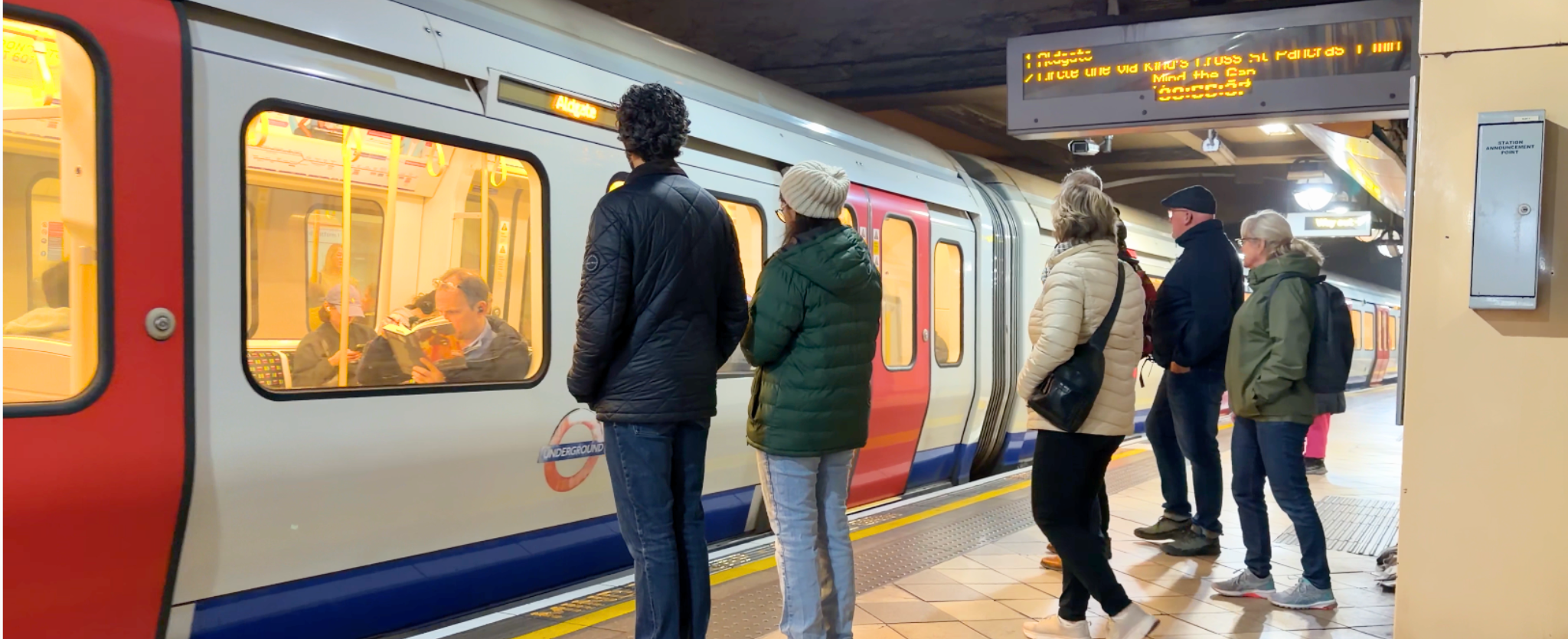 El metro de Londres.