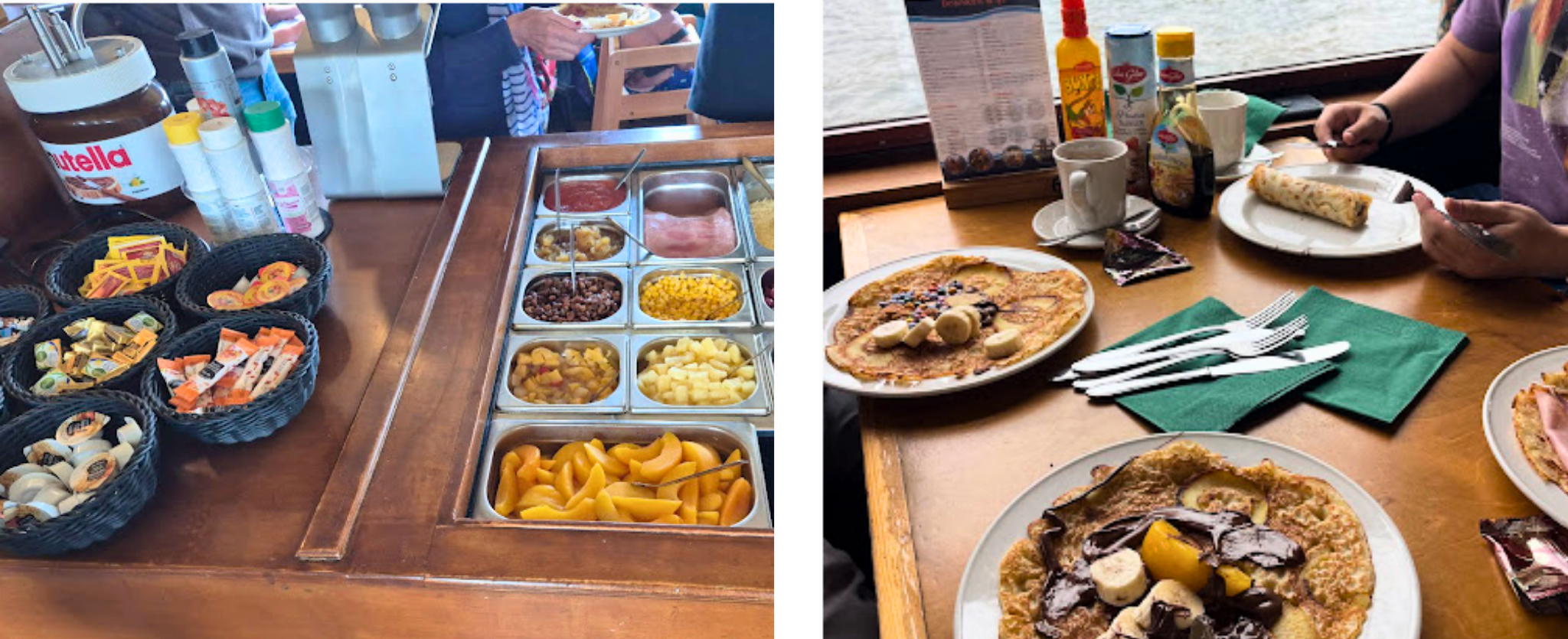 pannenkoekenboat Barco de pancakes sin límite.