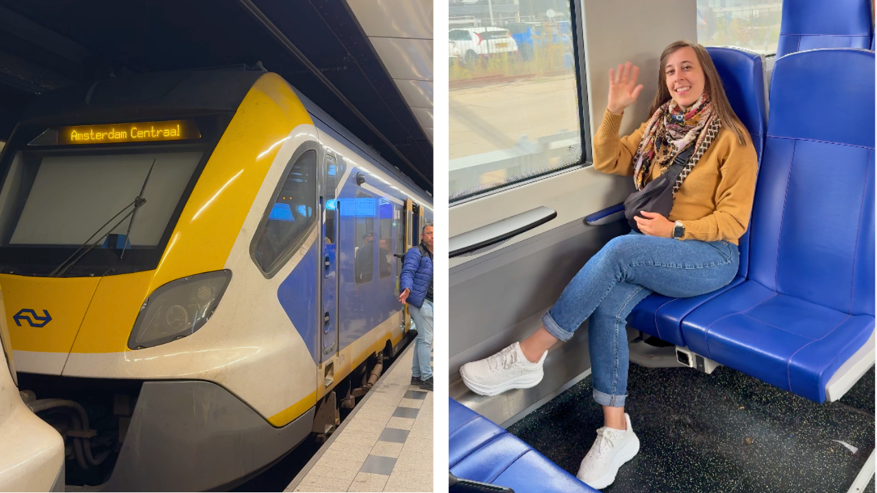 Ir al centro de Ámsterdam.