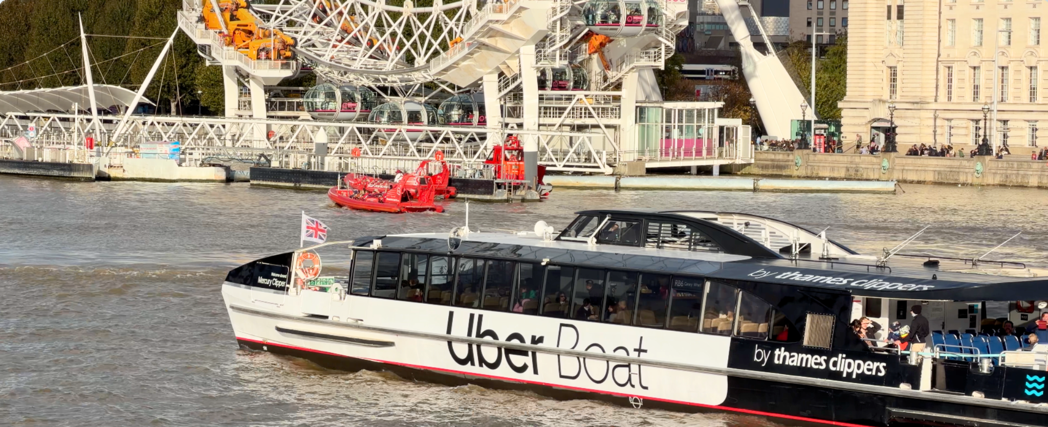 UberBoat en Londres.