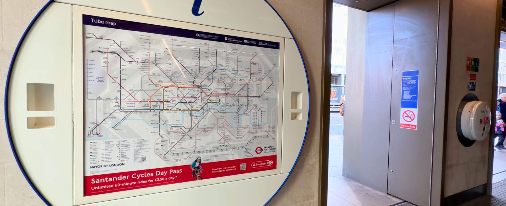 Las zonas del transporte en Londres.